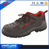 Brand Rubber Outsole Leather and Mesh Upper Safety Shoes