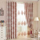 2017 New Floral Embroidery Blackout Window Curtain (21W0010)