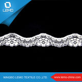 African Fashionable White Water Soluble Lace 100 Polyester Tricot Fabric