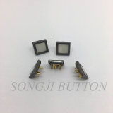 New Design Fashion Square Pearl Prong Snap Button