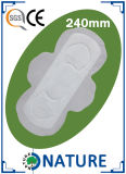 Disposable Regular Sanitary Towel with Wood Pulp