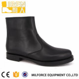 Black Genuine Leather Fashionable Goodyear Ankle Office Shoes