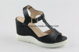 T-Strap Open Toe Sandal Wedge Lady Shoes for Summer