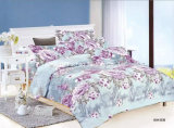 King Size Printed Microfiber/Polyester Quilt Bedding Set T/C 50/50