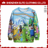 Fashion Design Men Polyester Sublimation Fleece Pullover Sweatshirt (ELTSTJ-760)