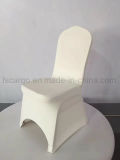 off White Color Spandex Cover for Banquet Chair Used (CGCC1705)