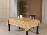 PVC Embossed Tablecloth with Flannel Backing (TJG0105A)