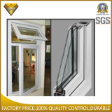 Powder Coated White Aluminum Double Glass Casement Awning Window (JBD-K23)