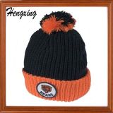 Wholesale Custom Woo Knitted POM Beanie Winter Hat