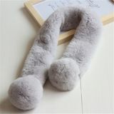 Wholesale Women Winter Warm Fake Animal Fur Infinity Scarf