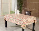 PVC Printed Tablecloth with Nonwoven Backing (TJ0068C)
