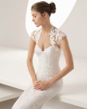 Vest Lace Applique Wedding Dress
