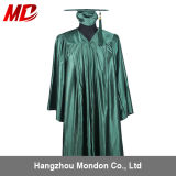 Shiny Adult Graduation Apparel Forest Green with Cap Gown