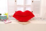 New Design Different Shapes Stuffed Plush Lip Pillow Wholesale