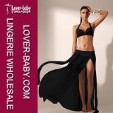 New Fashion Wrap Chiffon Swimwear Bikinis Cover Dress Skirt (L38247-2)