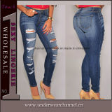 Elegant Fashion Ladies Refreshing Skinny Denim Jeans (78648)