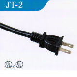 American 2 Pins Acpower Cord with UL Certified (JT-2)