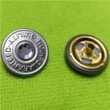 Metal Brass Logo Cap Spring Snap Button for Garment Accessories