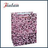 Matte Laminated Leopard Art Paper Shopping Carrier Gift Paper Bag