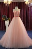 Fashion Lace Velvet Ball Prom Party Evening Gowns
