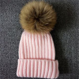 Beautiful Wholesale Fur Ball POM POM Wool Knitted Beanie Hats