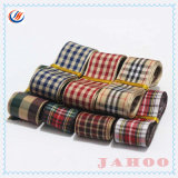 Wholesale Top Grade Fashion Design Decorative Polyester Plaid Ribbon