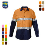 Safety Work Uniform Cotton Clothes Men Workwear Shirt