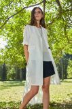 Latest Fashion Long Top Design European Style Women Sleeveless Vest Waist Coats