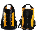 Stylish Travel Roll Top 35L PVC Waterproof Dry Backpack for Sports and Sailing