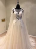 Hot Sale Lace Evening Prom Bridal Gown Wedding Dress