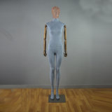 Metal Wire Suede Women Mannequin with Iron Wire Head