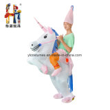 Carnival Party Inflatable Unicorn Costume Adult Carry on Animal Costume