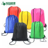 Promotional Polyester Nylon Cheap Printed Sport Backpack Drawstring Bag