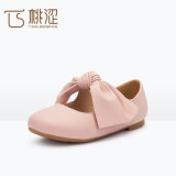Childrens Newest Fashion Big Bow Leather Princess Girls Shoes
