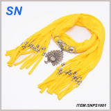 Sungnan Fashion Peacock Jewelry Scarves (SNPS1001)