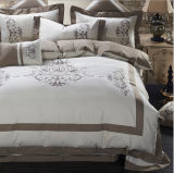 High-Grade Pure Cotton Embroidered Twill Bedding Set
