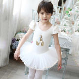New Arrival Cotton Girl's Embroidery Ballet Tutu Dance Dress