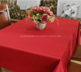 100%Polyester Solid Jacquard Tablecloth, Runner, Napkin