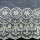 off White Cotton French Lace Fabric (L5116)