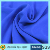 Elastic Fabric Dyed Plain Rayon Cloth for Women Shirt