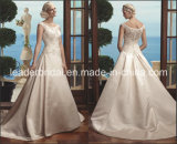 off Shoulder Bridal Wedding Gown Vestidos Satin Lace Wedding Dress Cab2184