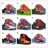 Men Kobe 11 Em Mamba Day Basketball Shoes Kobe Xi Zk11 Aec Low Elite Athletic Sports Shoes Boots 865773-991 Black Gold with Box
