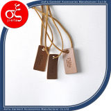 Factory Price Embossed PU Leather Tag for Garment