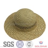 100% Straw Sun Dress Ladies Hats Straw Hat (GKM03-Q0021)