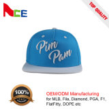 Hats Factory Custom 3D Embroidery Logo Floral 5 Panel Cap with Lining