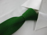 Fashion Green Colour Men's Knit Necktie