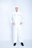 PP/SMS/Microporous Coverall with Zipper Front