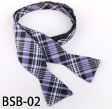 Men's Fashionable Silk /Polyester Self Bowtie (Bsb-02)