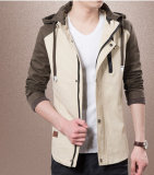 Fashion New Autumn/Spring Hoody Contrast Young Men Jacket