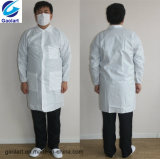 Sf PE Nonwoven Fabric Lab Coat with Microporous Work Clothes/Coverall